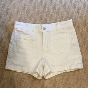 J. Crew Women's White Jean Shorts